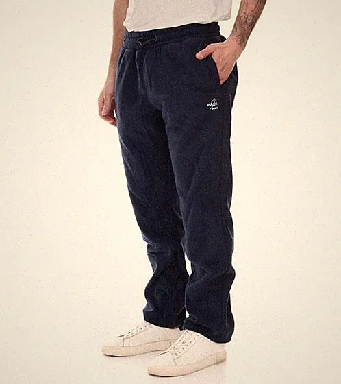 Maui Sports Herren Fleece-Hose Jogginghose Sweethose Warm Gr. M- XL Grau/ Blau
