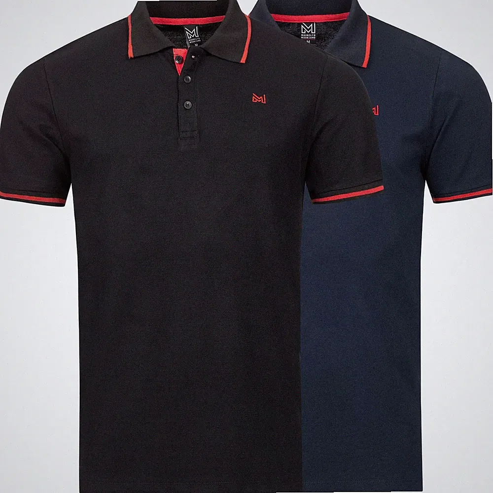 Maurelio Modriano Herren Polo Shirt Shirts Poloshirt Regular Fit T-Shirt MM020