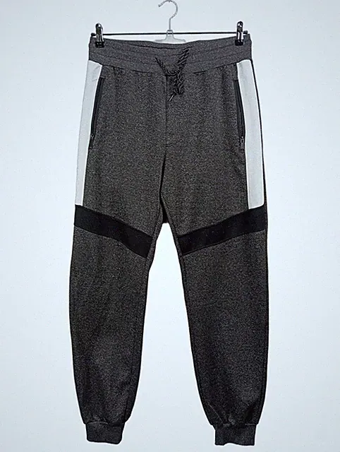 Max Jogginghose Herren Sport Freizeit Hose mit Reißverschlusstaschen Grau 54 XXL