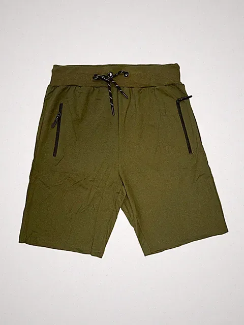 MAX MEN Herren Shorts elastischer Bund Kordelzug bequeme Kurze Hose Sport