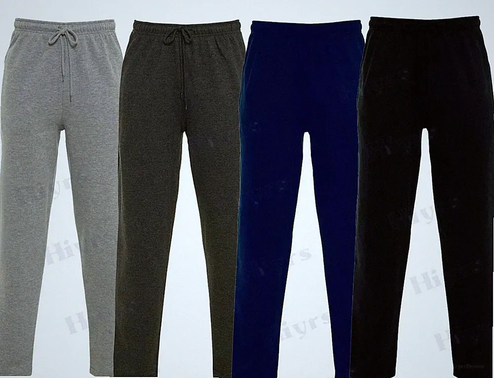 Meet AI Muse Herren Fleece Jogger Trousers mit Kordel 1, 2er/4er Pack S-4XL