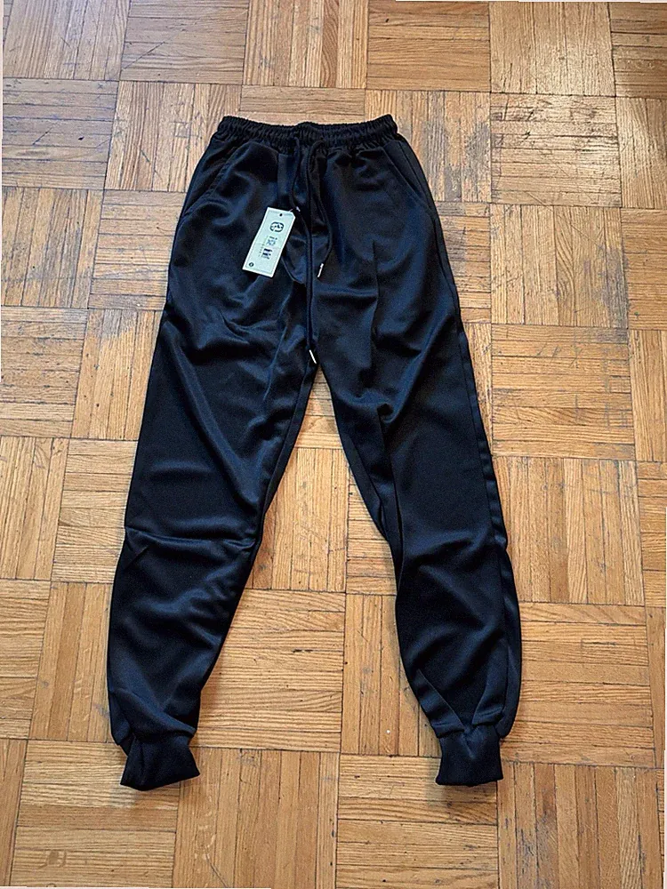 Men’s Yoga Joggers Sweatpants Black Size Medium Brand New With Tags