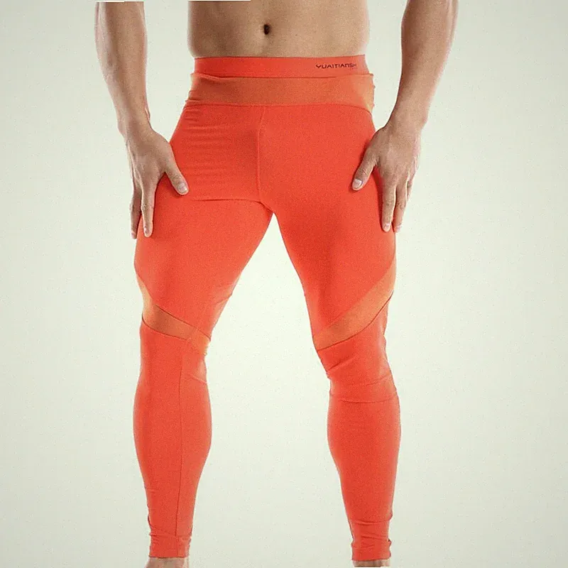 Men Sporthose Leggings Jogging Schnelltrocknende Skinny Gemütlich Body Laufhose
