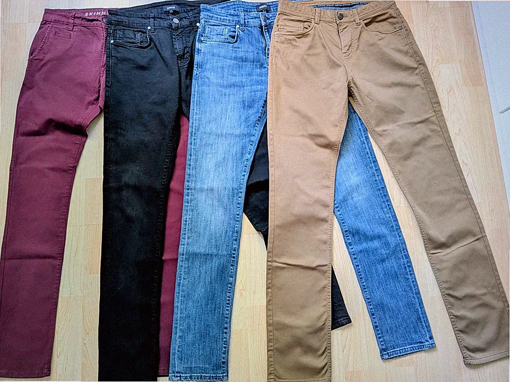 Mex Jeans slim fit - Tom Tailor Chinos slim fit - 4 Hosen im Set - 30/34