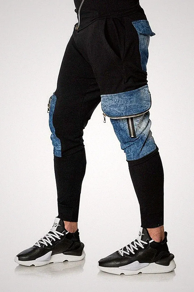 Mexton Men Herren Boyfriend Freizeithose Jogginghose Trainingshose Jeans S