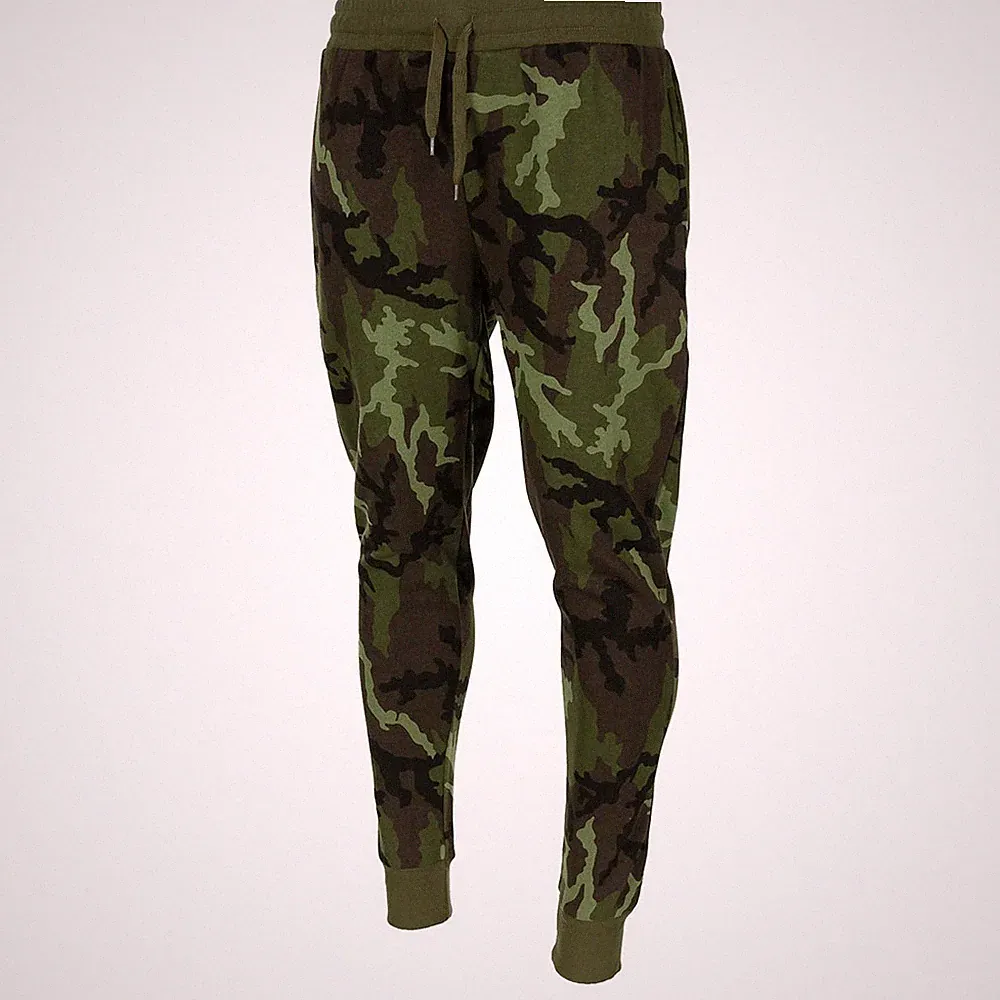 MFH Herren Sporthose Jogging Cargohose Camouflage M 95 CZ mit Kordelzug