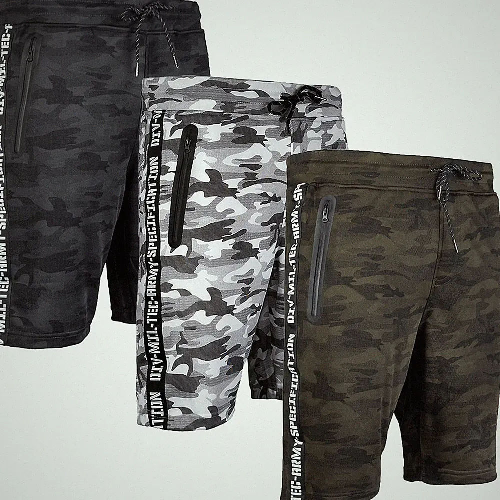 MIL-TEC Gym Shorts S-3XL Turnhose kurze Sporthose Jogging Hose tarn camouflage
