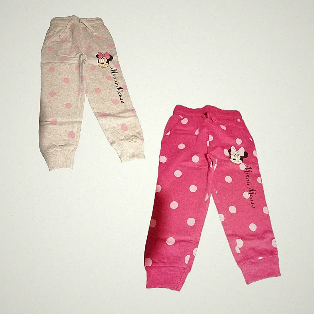 Minnie Maus Jogginghose für Mädchen | Grau & Pink | Größen 104-134