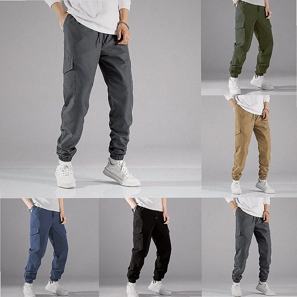 Modische Herren Freizeithose Jogginghose mit mehreren für slim Fit