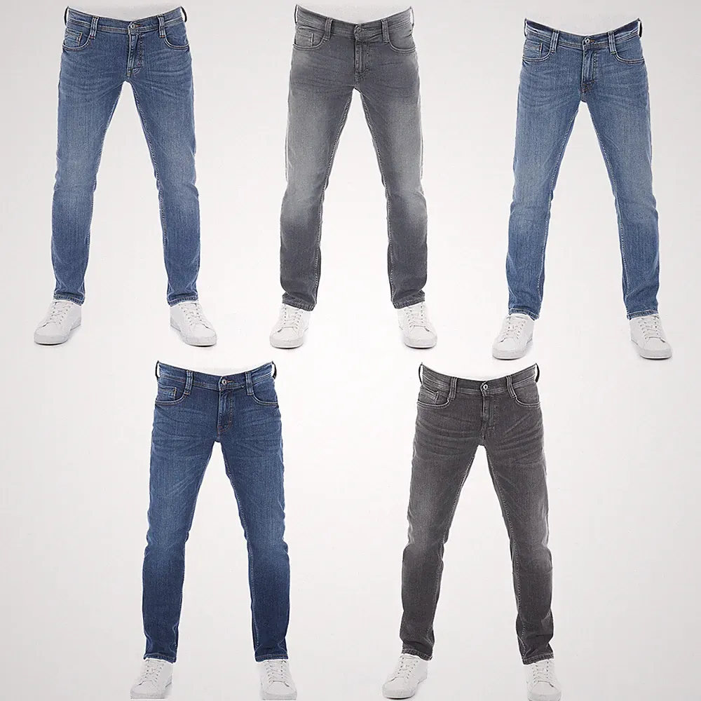 Mustang Jeans Herren Stretch Oregon Tapered Fit Jeanshose Hose Denim