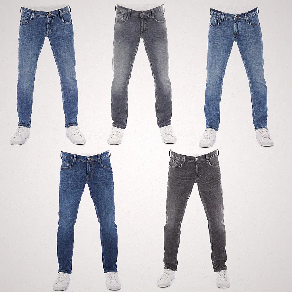 Mustang Jeans Herren Stretch Oregon Tapered Fit Jeanshose Hose Denim
