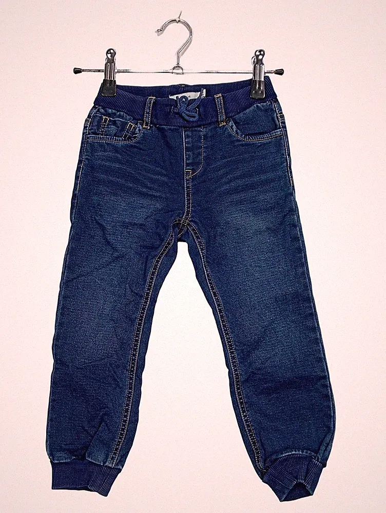 NAME IT Kinder Jeans Jogger Hose Gr. 104 Blau Jogginghose