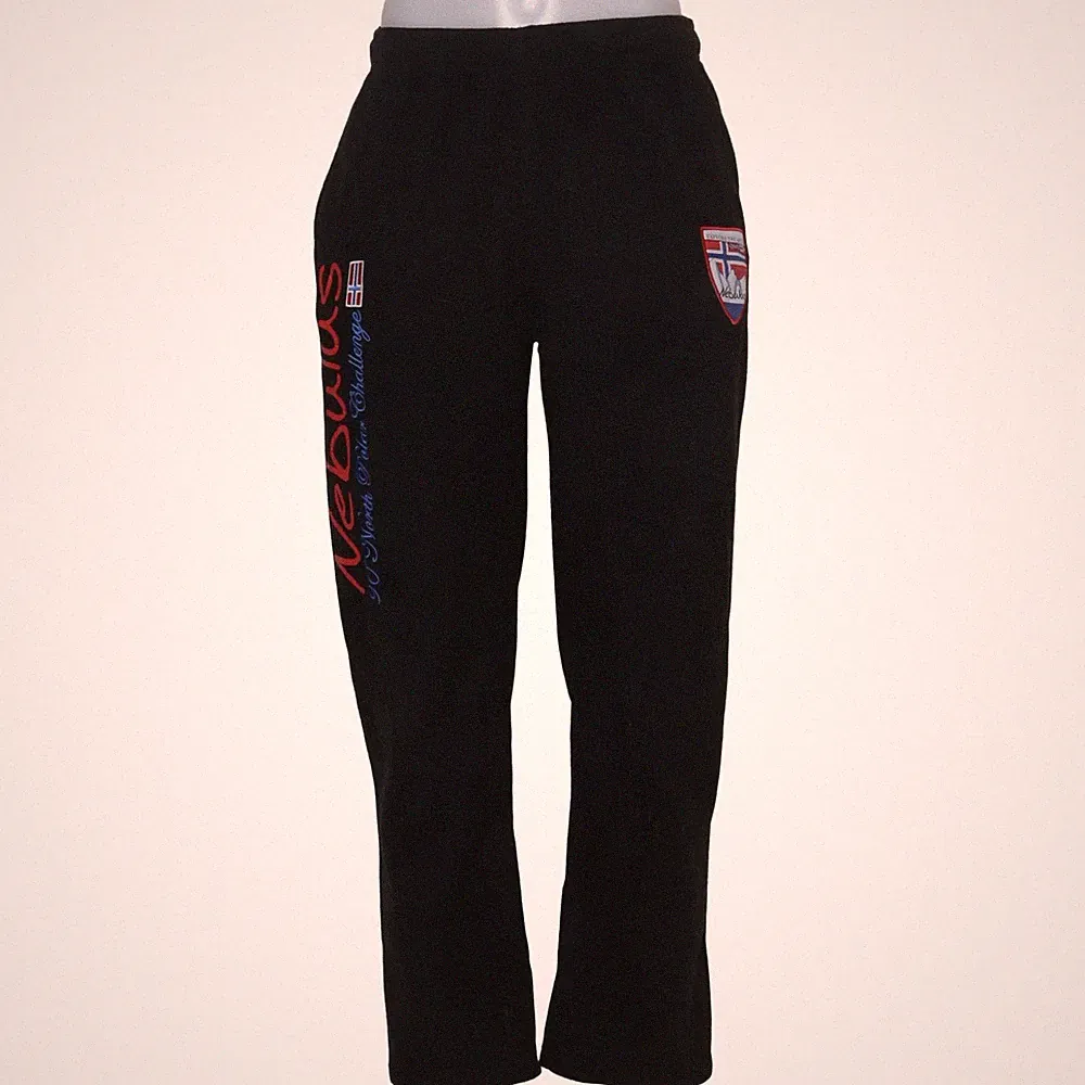 Nebulus, Jogginghose, Größe: 48, Schwarz, Polyester, Print, Fleece, Herren #PZz