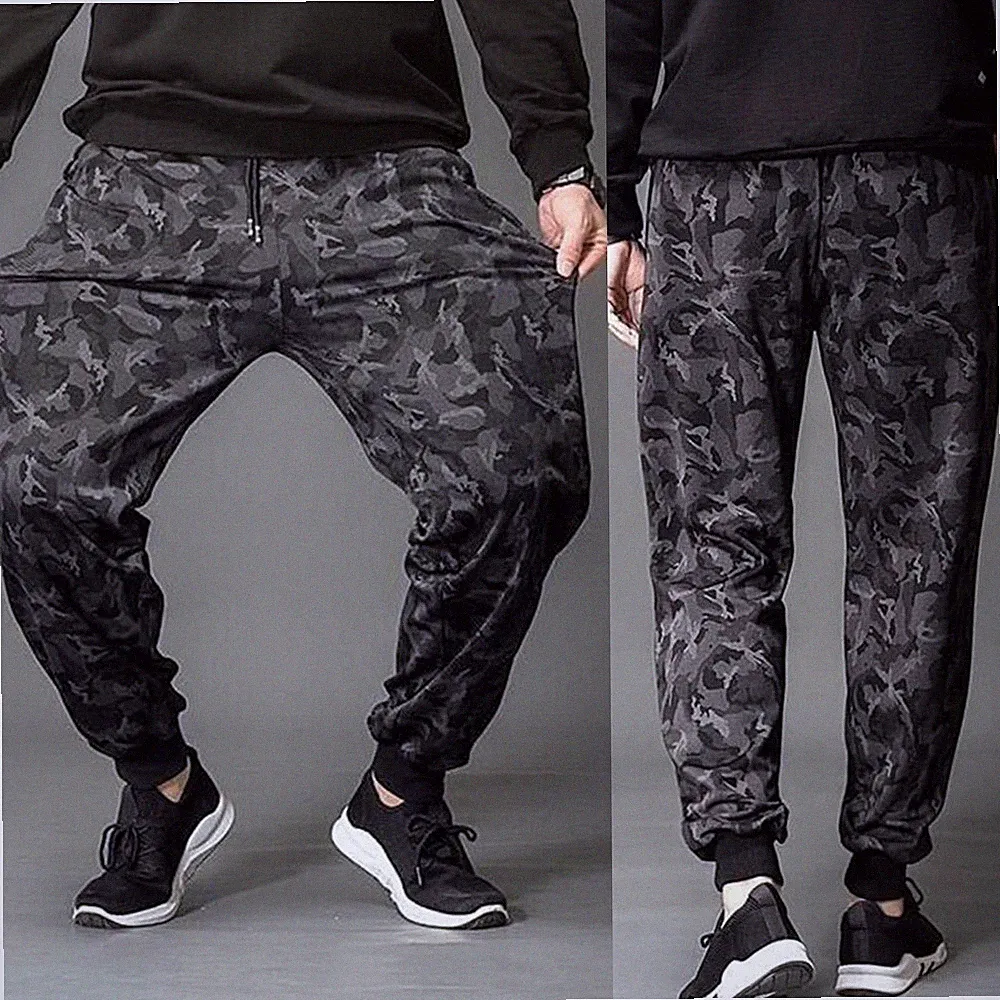 Neu Herren Camouflage Print für freizeit Sport Trainingsanzug Jogginghose Gym