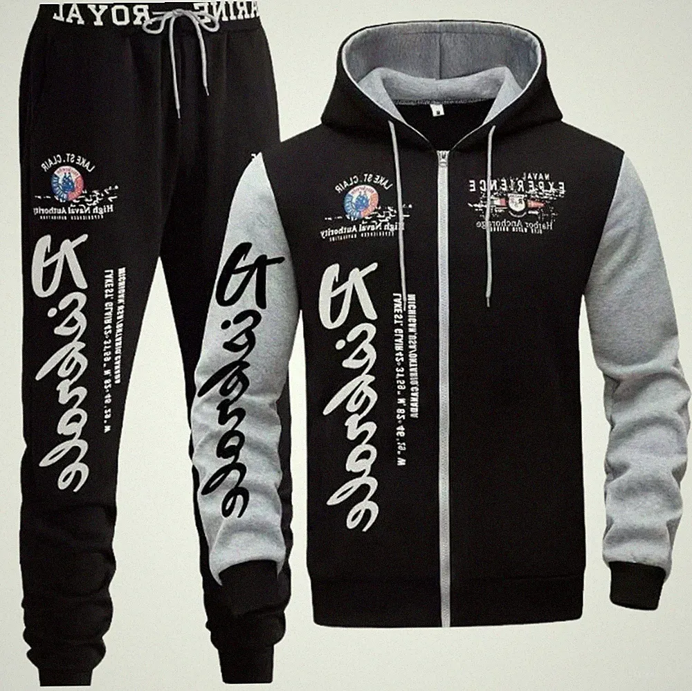 Neu Herren Jogginganzug Fitness Anzug Jacke Hose Pullover Sport Jogging Set