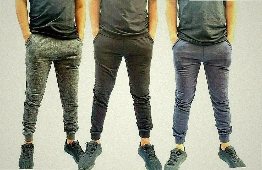 NEU HERREN JUNGEN SLIM FIT JOGGINGHOSE SWEATPANTS TRAININGSHOSE GYM RUNNING