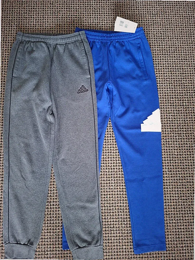 neu Hose "adidas" Sport Jogginghose Herren Junge gr. S Blau Grau Sweathose