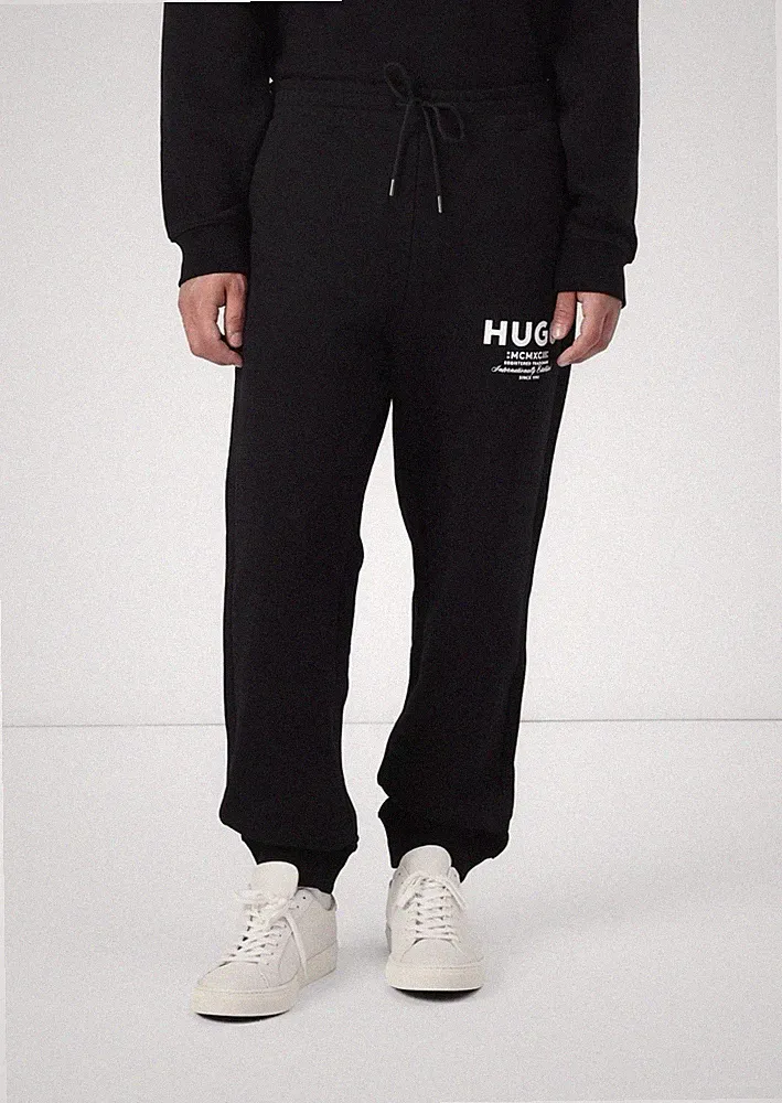 NEU❗️ HUGO BOSS Jogginghose aus Baumwoll-Terry mit Logo-Print Gr.M UVP: 109,95€