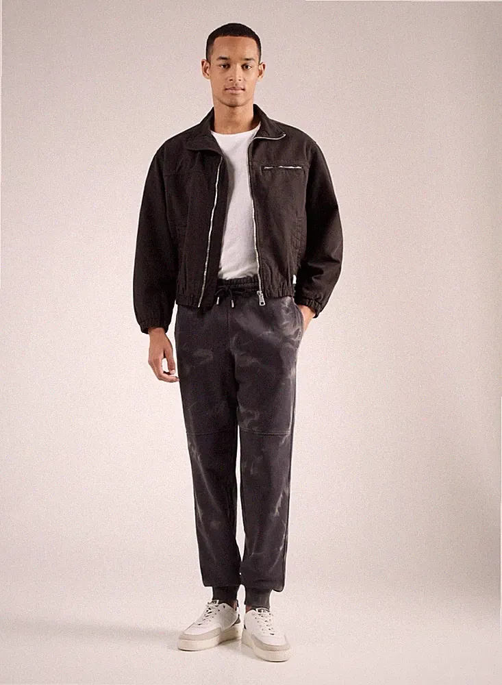 NEU❗️ HUGO BOSS JOGGINGHOSE AUS BAUMWOLL-TERRY-Nustroypan-schwarz-Gr.M-UVP: 109€