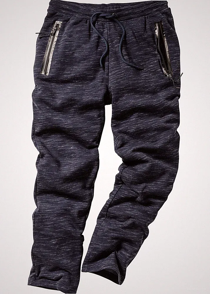 Neu Jogginghose Gr. 44/46 (S) Dunkelblau Meliert Herrenhose Pants