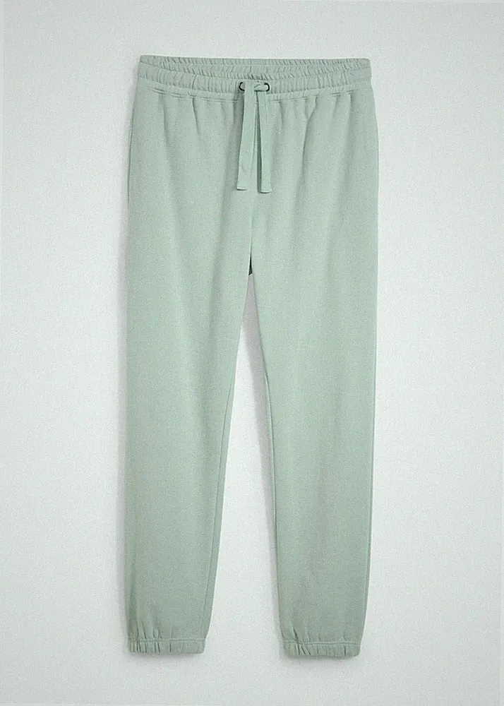 Neu Jogginghose Gr. 48/50 Graugrün Herren Basic-Hose Freizeithose Pants