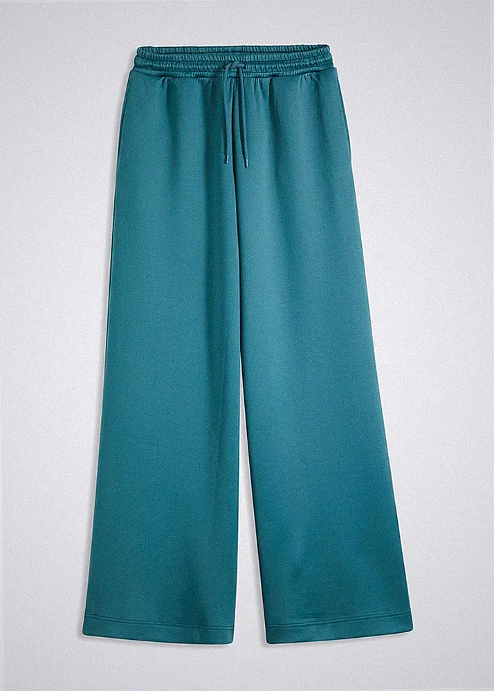 Neu Jogginghose Gr. 48/50 Petrolblau Damen Sport-Hose Pants