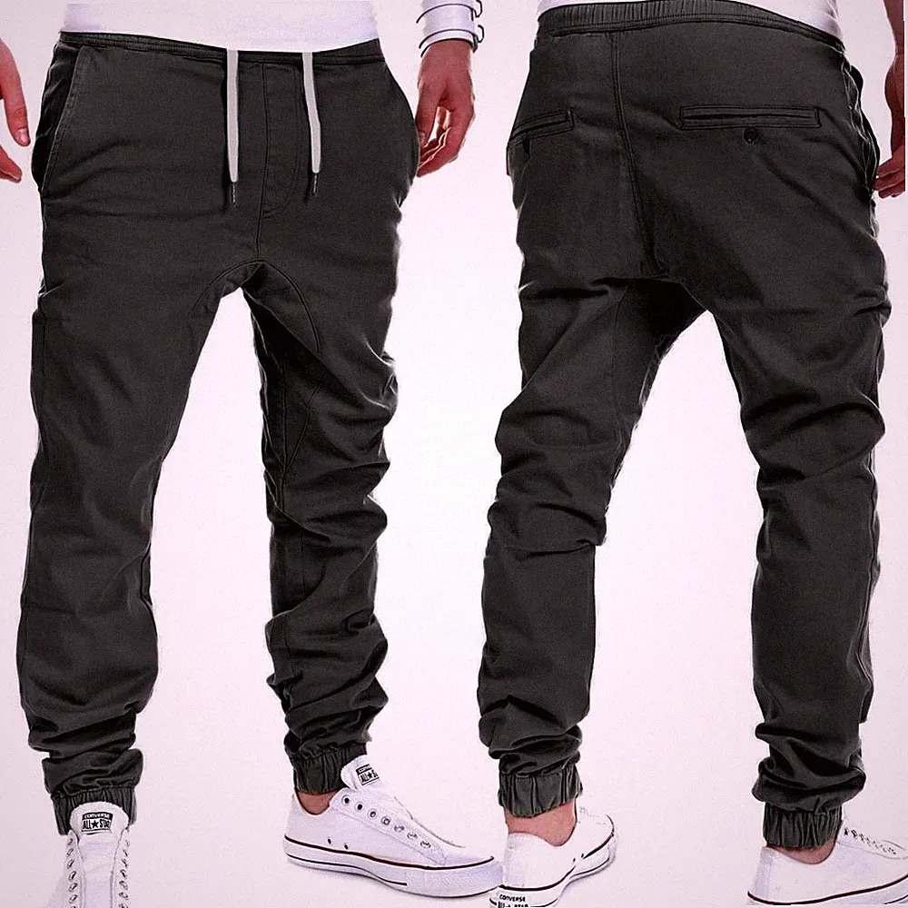 NEUE Herren Jogger Chino Hose Jogger Jeans-Cargohose Jogginghose LowCrotch-Pants
