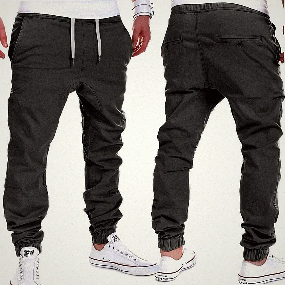 NEUE Herren Jogger Chino Hose Jogger Jeans Cargohose Jogginghose LowCrotch Pants