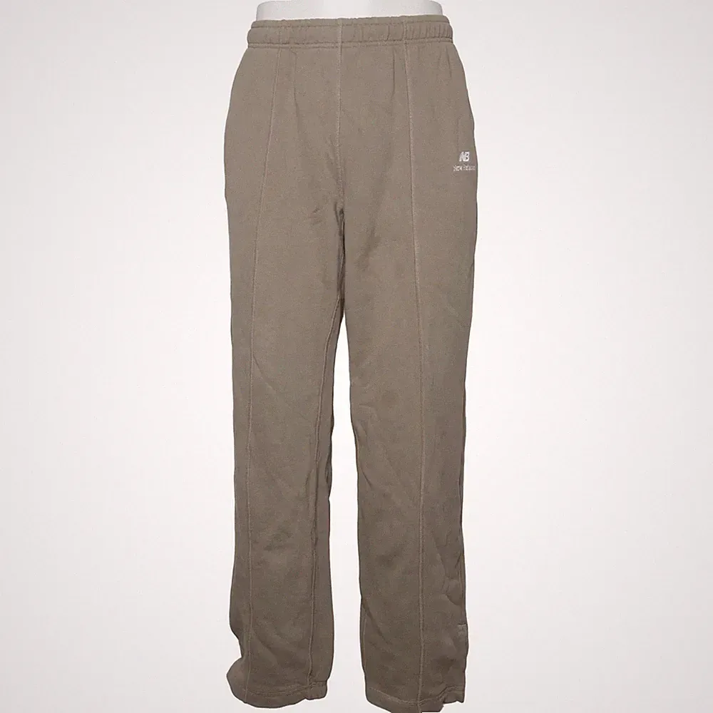 New Balance, Jogginghose, Größe: L, Grau, Einfarbig, Sweat, Herren #bD5