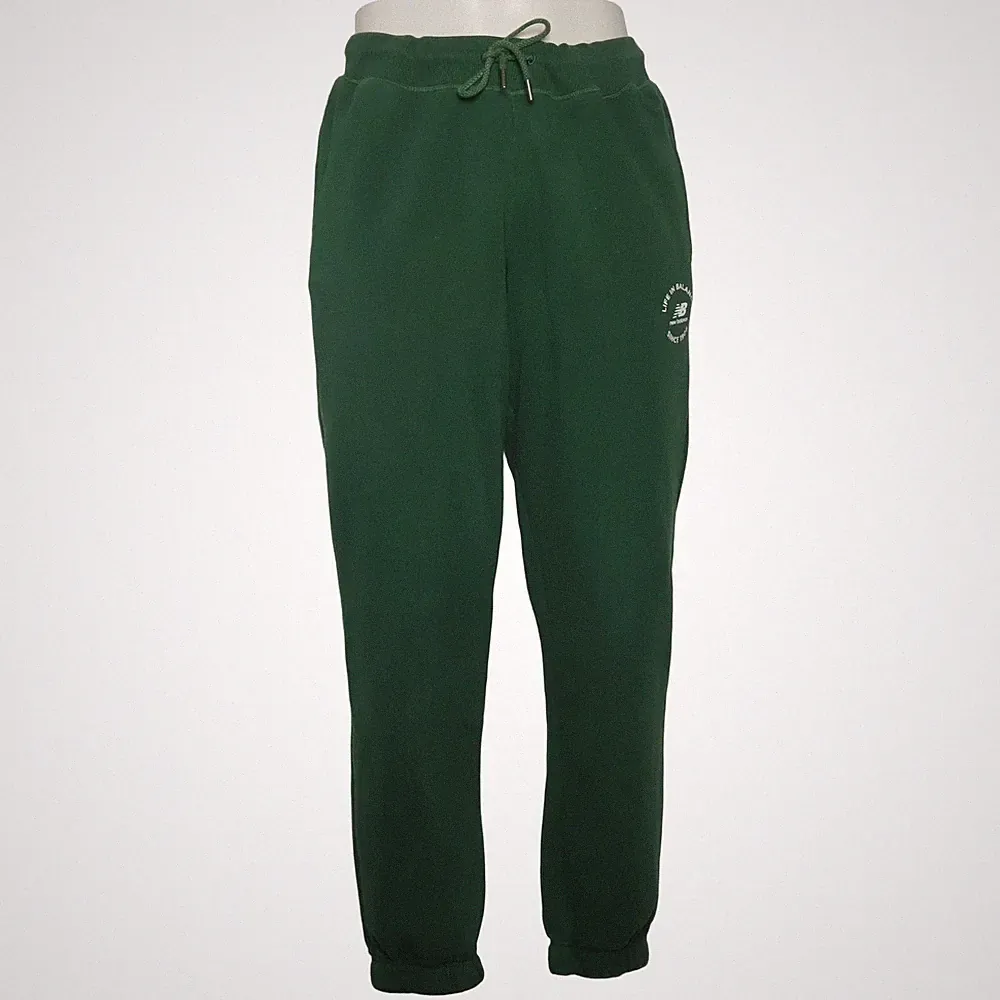 New Balance, Jogginghose, Größe: L, Grün, Baumwolle/Polyester, Einfarbig #z04