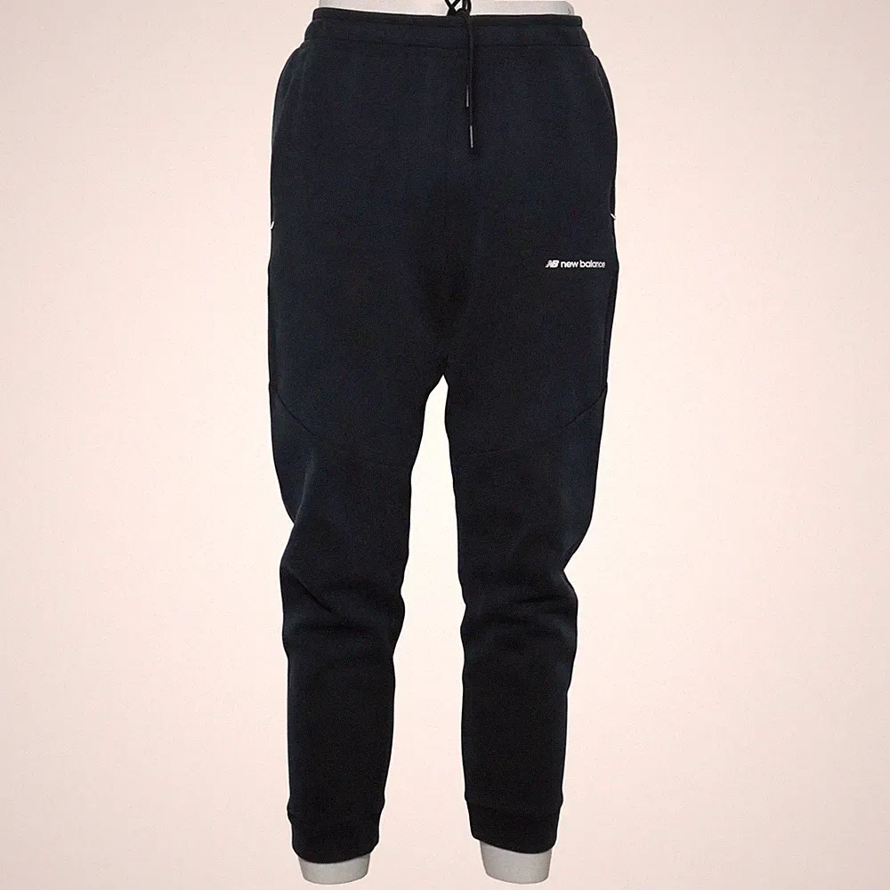 New Balance, Jogginghose, Größe: L, Schwarz, Baumwolle/Polyester, Einfarbig #0PL