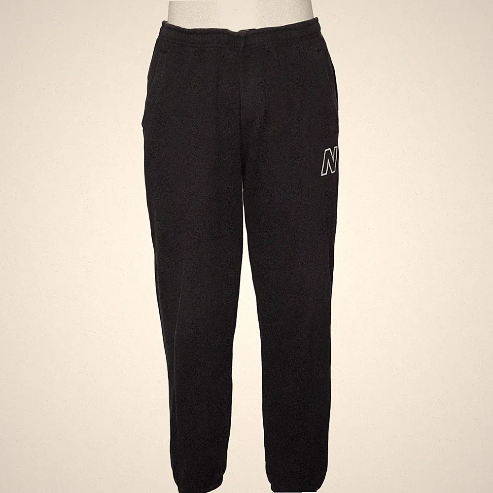 New Balance, Jogginghose, Größe: L, Schwarz, Baumwolle/Polyester, Einfarbig #2HV