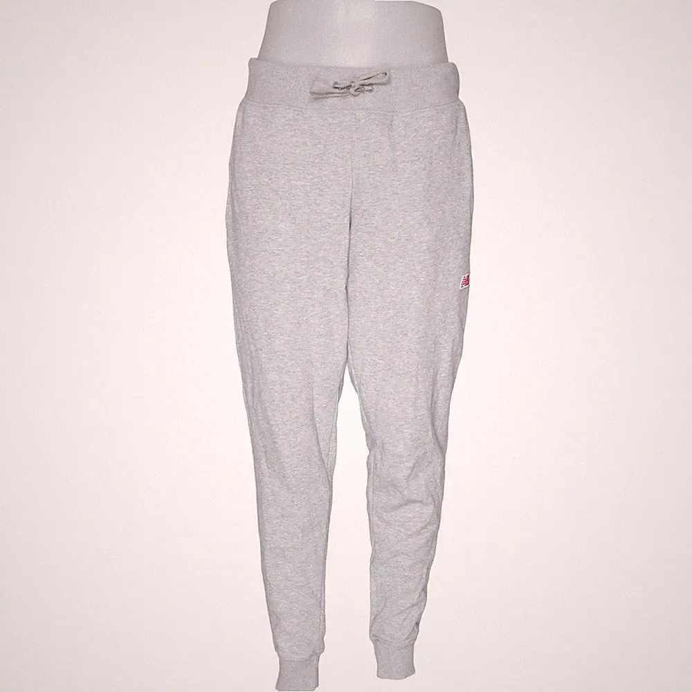 New Balance, Jogginghose, Größe: M, Grau, Baumwolle/Elasthan/Polyester #KwQ