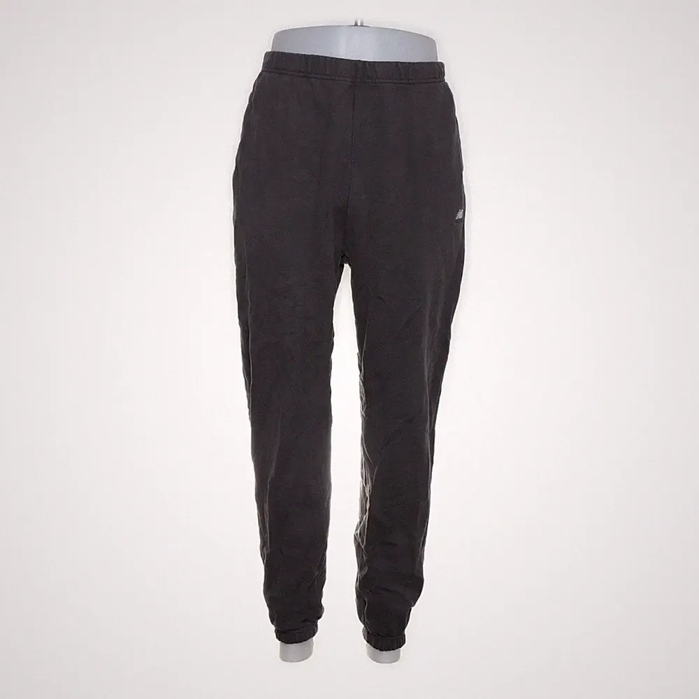 New Balance, Jogginghose, Größe: M, Grau, Baumwolle/Wolle, Sweat, Herren #p0T