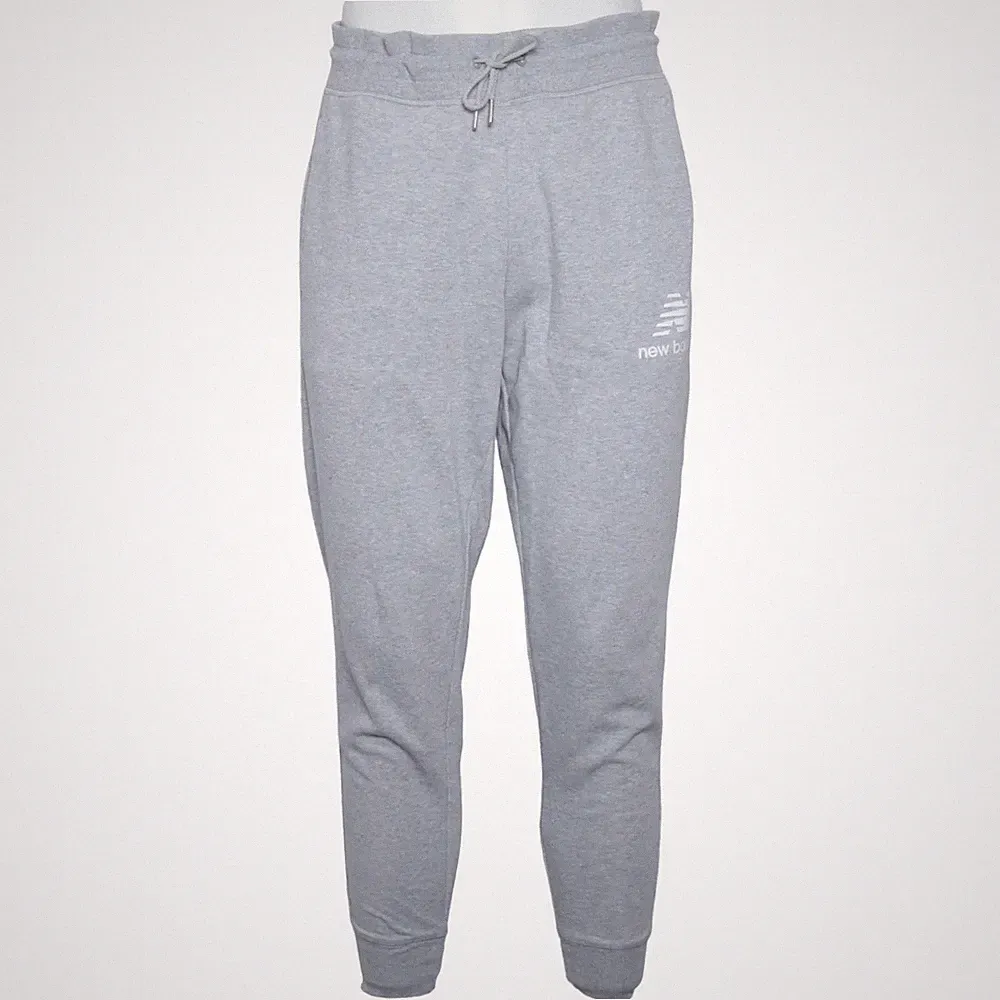 New Balance, Jogginghose, Größe: M, Grau, Einfarbig, Sweat, Herren #7XD