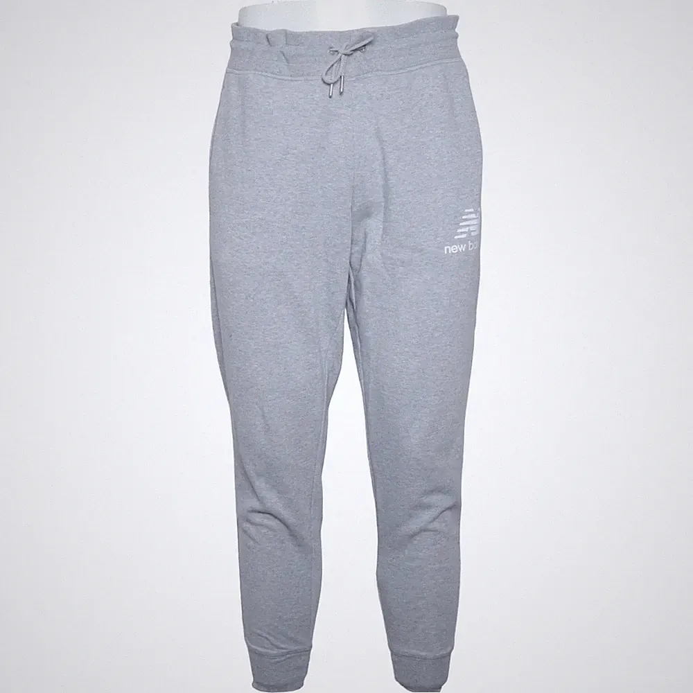 New Balance, Jogginghose, Größe: M, Grau, Einfarbig, Sweat, Herren #7XD