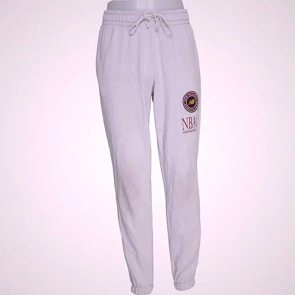 New Balance, Jogginghose, Größe: M, Grau, Print, Herren #GkU