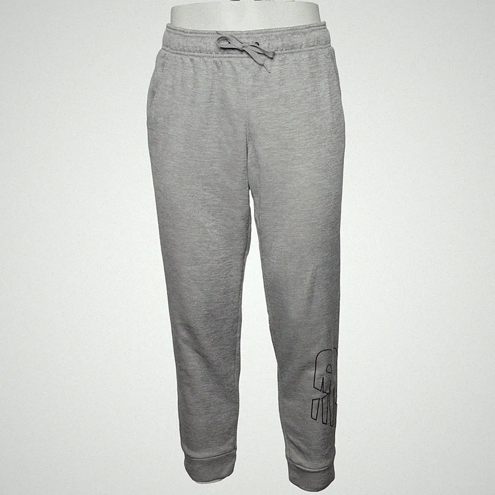 New Balance, Jogginghose, Größe: M, Grau, Recyceltes Polyester, Herren #Gnn
