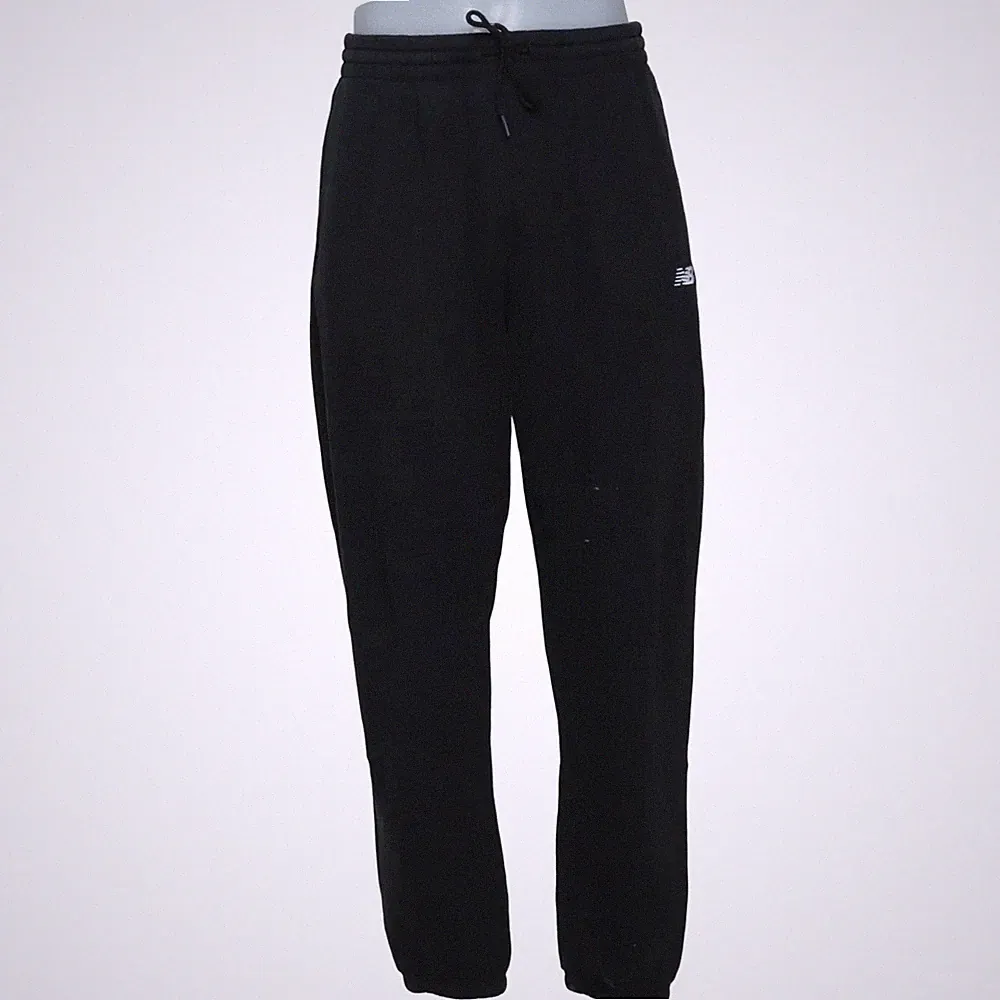 New Balance, Jogginghose, Größe: M, Schwarz, Baumwolle/Recyceltes Polyester #tt2