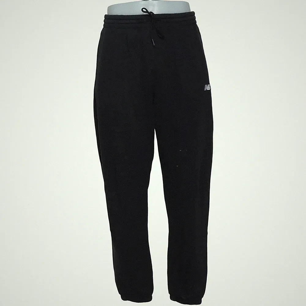 New Balance, Jogginghose, Größe: M, Schwarz, Baumwolle/Recyceltes Polyester #tt2