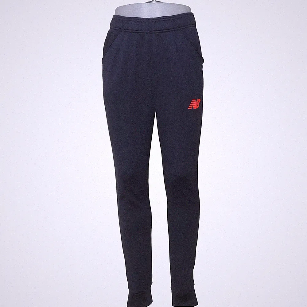 New Balance, Jogginghose, Größe: M, Schwarz, Polyester, Einfarbig, Herren #K4R