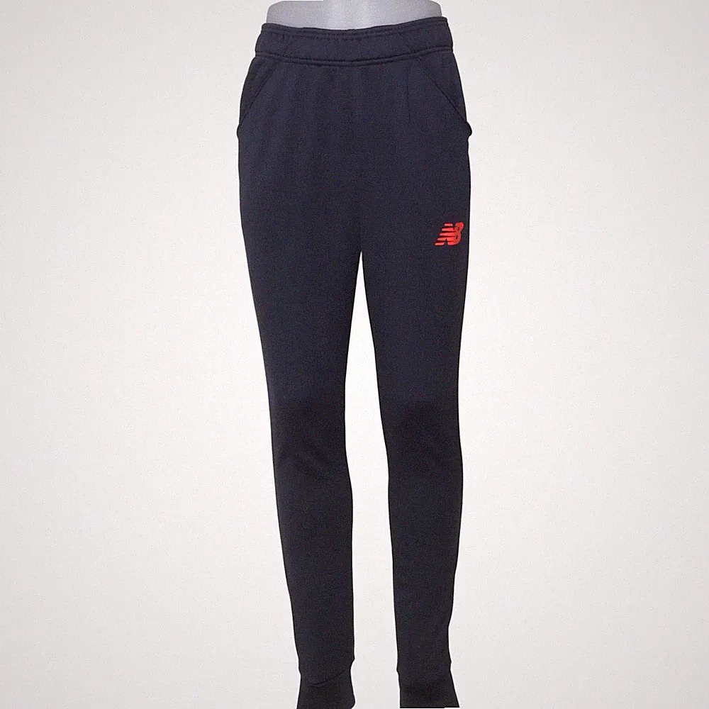 New Balance, Jogginghose, Größe: M, Schwarz, Polyester, Einfarbig, Herren #K4R