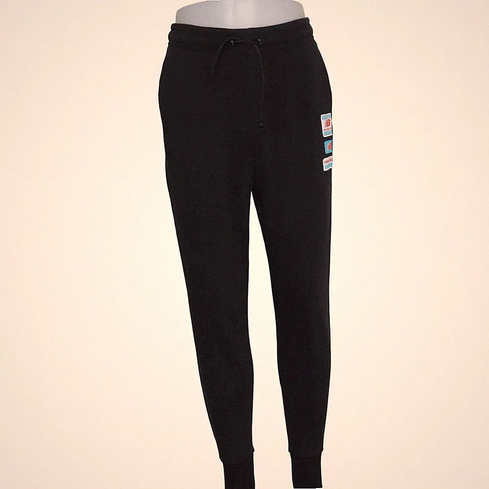 New Balance, Jogginghose, Größe: S, Schwarz, Baumwolle/Elasthan/Polyester #MEB