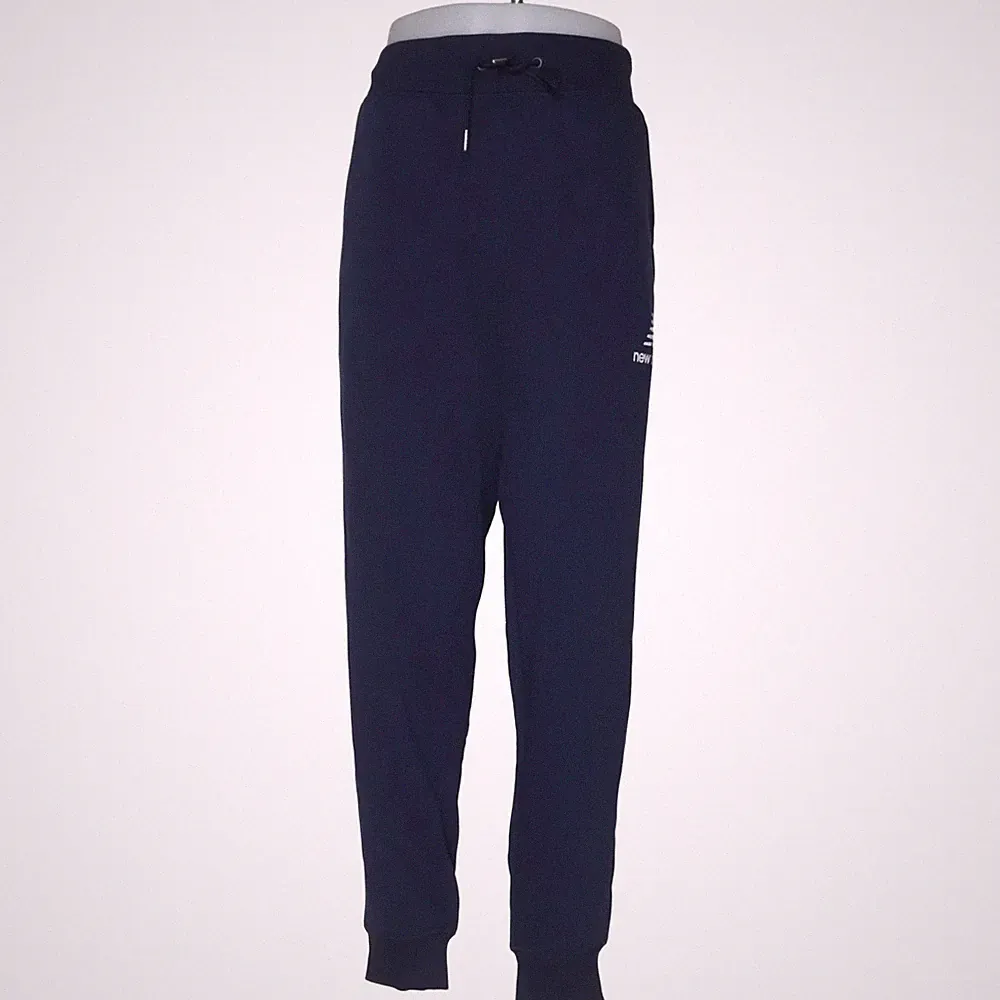 New Balance, Jogginghose, Größe: XL, Blau, Baumwolle/Elasthan, Einfarbig #bja