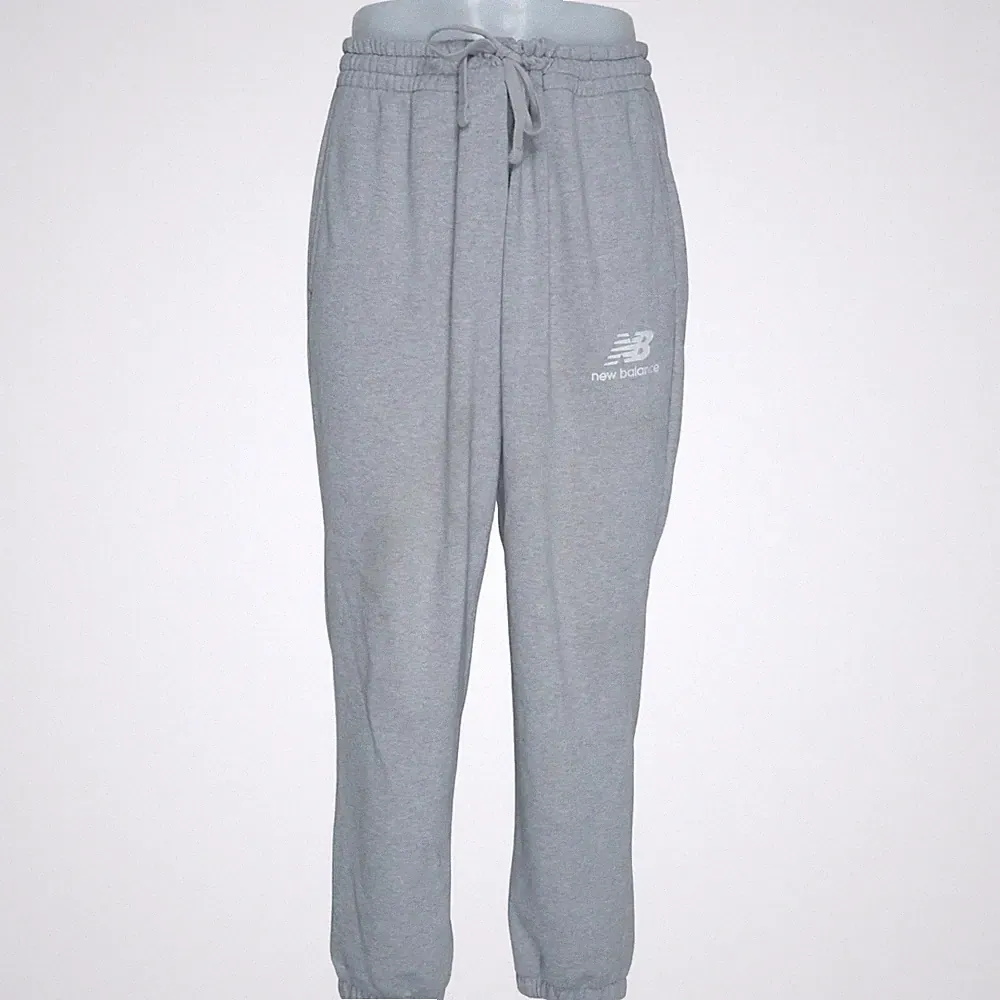 New Balance, Jogginghose, Größe: XL, Grau, Baumwolle/Polyester, Einfarbig #cs0