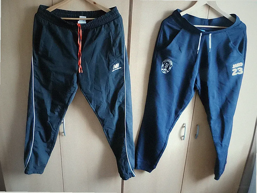 New Balance Jogginghose NEU Gr. M Schwarz + Jako Jogginghose Gr. M NEU Blau !