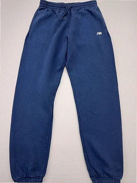 New Balance Jungen Jogginghose blau Gr. M Relaxed Fit Gummibund Kordelzug