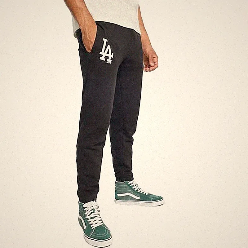 NEW ERA Herren Fleece Jogginghose Los Angeles Sweat Jogging Hose Sporthose