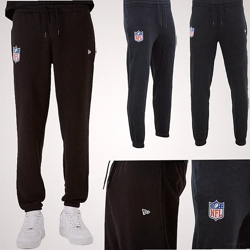 NEW ERA Herren Jogginghose Baumwollfleece Sporthose Slim Fit Bottom Gym Pants