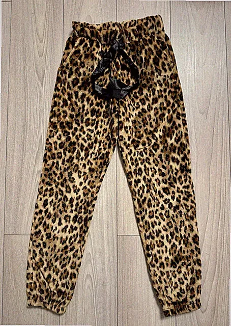 New Yorker Damen Leo Fleece Jogginghose XXS Plüsch Loungehose Neu